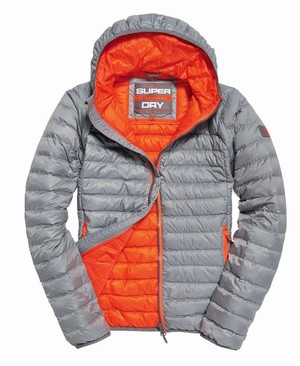 Superdry Chromatic Core Down Férfi Kabát Szürke | KQNRD8947